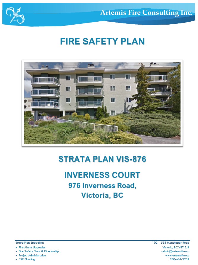 Fire Safety Plans – Artemis Fire Consulting Inc.